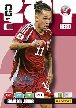Edmilson Junior Qatar Panini FIFA World Cup 2026 Adrenalyn XL #391